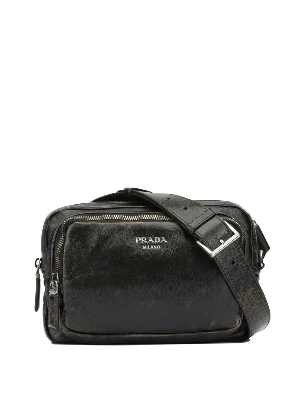 Prada Re Messenger Crossbody Bag Brown